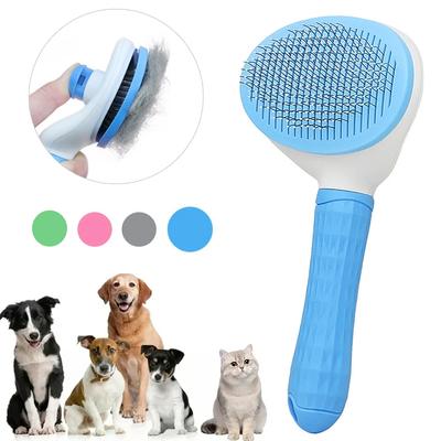 Special Cat Comb For Shedding Hair Removal One Button Press Pet Brush For Dogs And Cats Grooming Cleaning Supplies Amagi