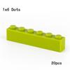 20 Pezzi Pezzi MOC 3009 Mattone 1 x 6 Compatibile Fai da Te Assemblaggio Blocchi da Costruzione Particelle Giocattolo Puzzle Cervello Bambino Regalo di Compleanno