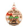 Christmas Countdown Activity Pendant Decoration 3D Style Wreath Countdown Festival Pendant