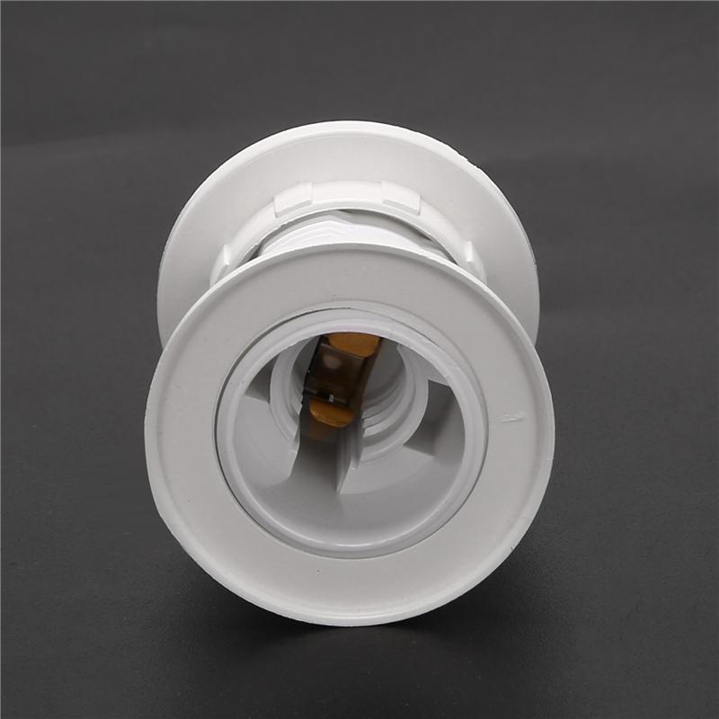 A96I-4X Plastic Shell Screw Type E14 Bulb Light Lamp Holder Socket AC 250V 2A