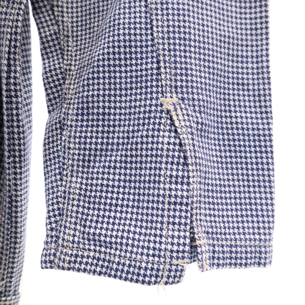 R by 45rpm feito no Japão Padrão escalonado Manga 7 minutos Vestido camisa Mulher Usado