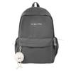 Schoolbag simple leisure class commuter backpack women travel lightweight small schoolbag junior high school girls high school college students 
