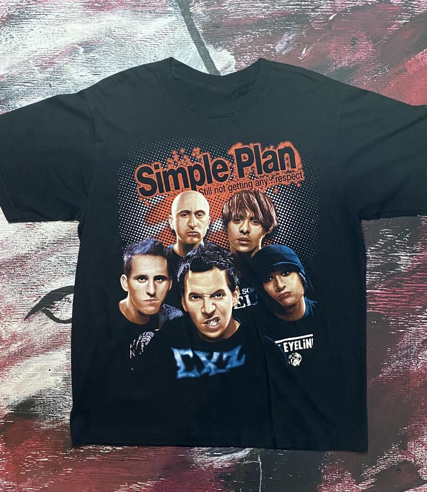 Still Not Getting Any Vintage Simple Plan Shirt Classic Black Unisex S-4XL Unisex T-Shirt XL