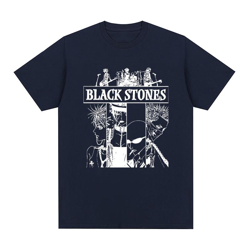 Black Stones Vintage tshirt NANA Osaki Japanese Anime Cotton Men T shirt New TEE TSHIRT Womens tops