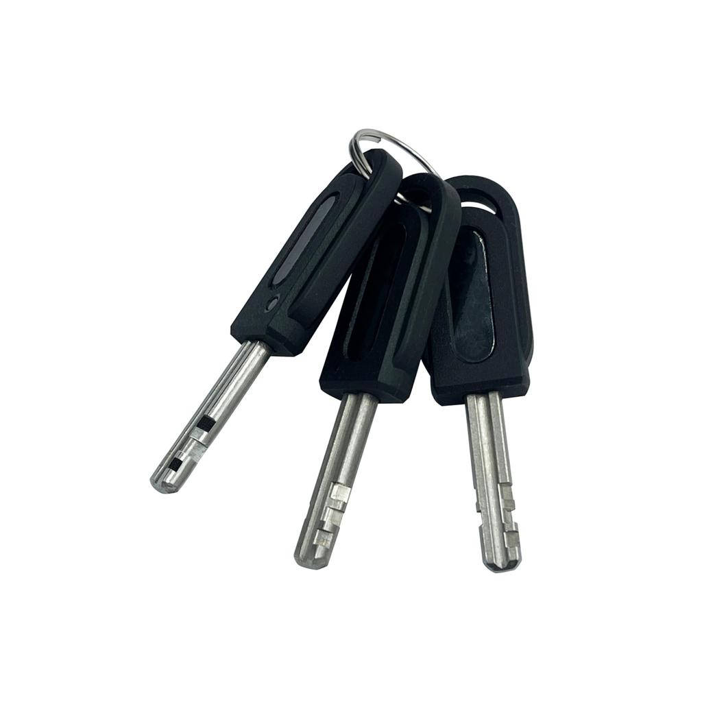 NOGUCHI Folding Features a Thick Steel a Key Design That Resists Unauthorized and Comes with 3 Lock 1.5mm Plate, Picking, Keys.