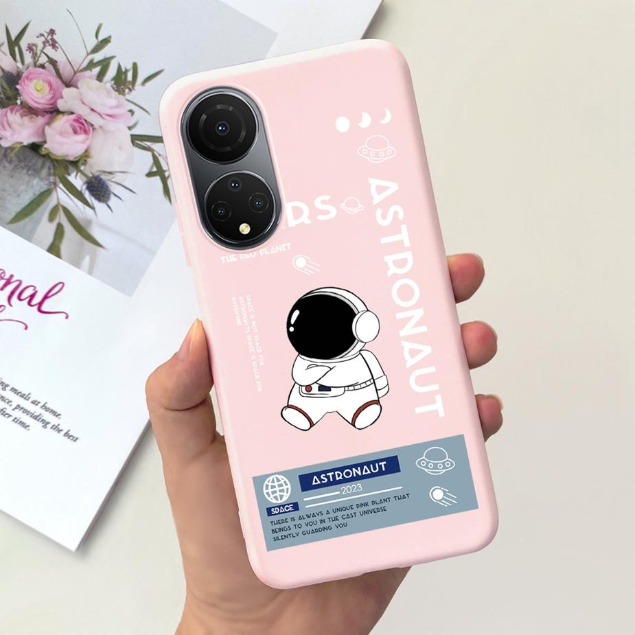 For Honor X7 X7a X7b Case Cute Astronsauts Cartoon Cover Soft TPU Phone Case For Honor X7a X 7 b HonorX7 HonorX7a HonorX7b Shell