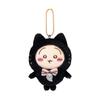 Halloween Hachiware Chiikawa Black Cat Pizza Dress Up Plush Keychain Pendant