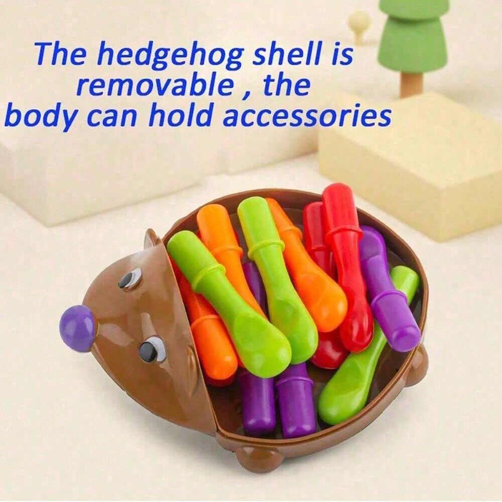 Heddgehog Insert Educational Toy Montessori Toys Training Focused on Children's Fine Motor Hand-Eye Coordination Fight Inserted