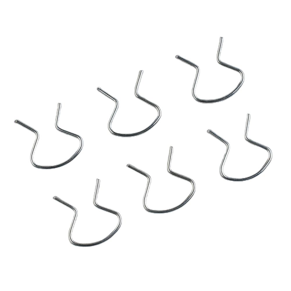 Left Horseshoe Clips Plastic Right Sliver Zinc Plated 2288