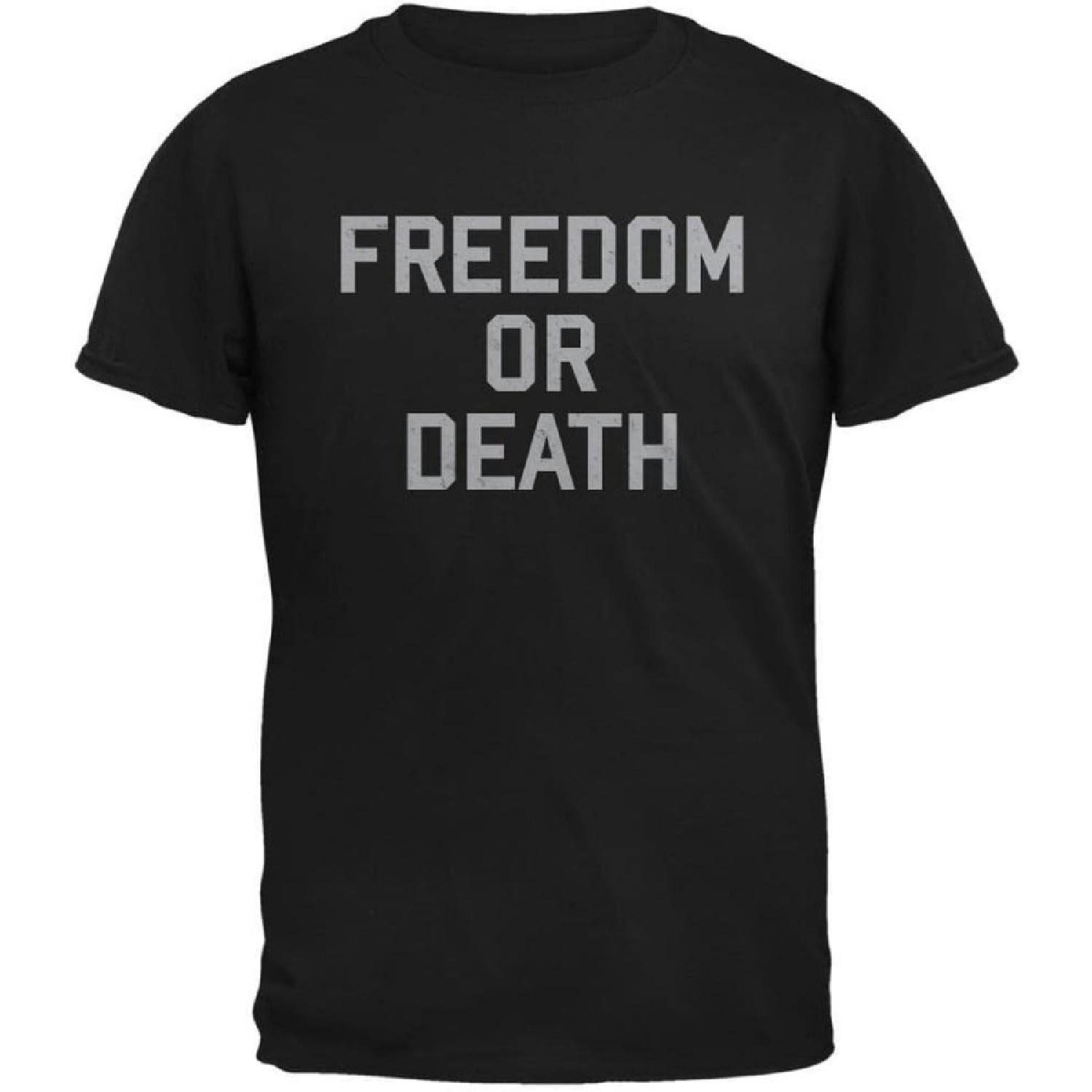 Freedom Or Death Inspired By Lester Bangs Black Adult T-Shirt XXXXXL разноцветный