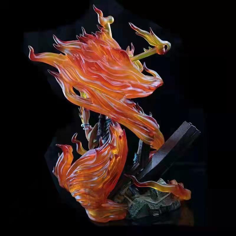 One Piece Ace Fire God Light-Up Figure