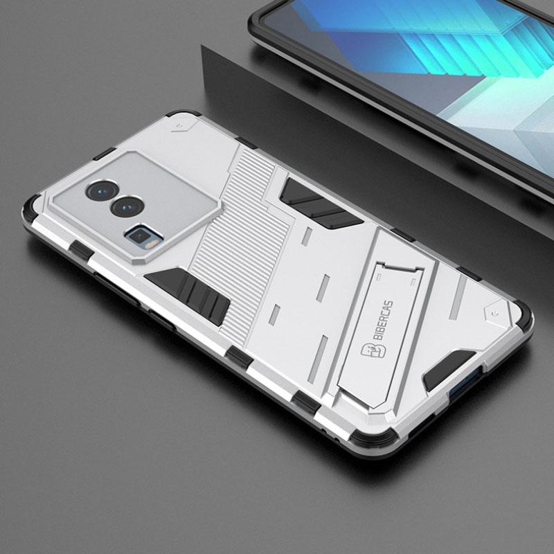 

Для Vivo iQOO NEO 7 NEO7 SE Armor противоударный чехол для телефона задняя крышка магнитная подставка анти-падение защитные чехлы For iQOO NEO7 SE белый