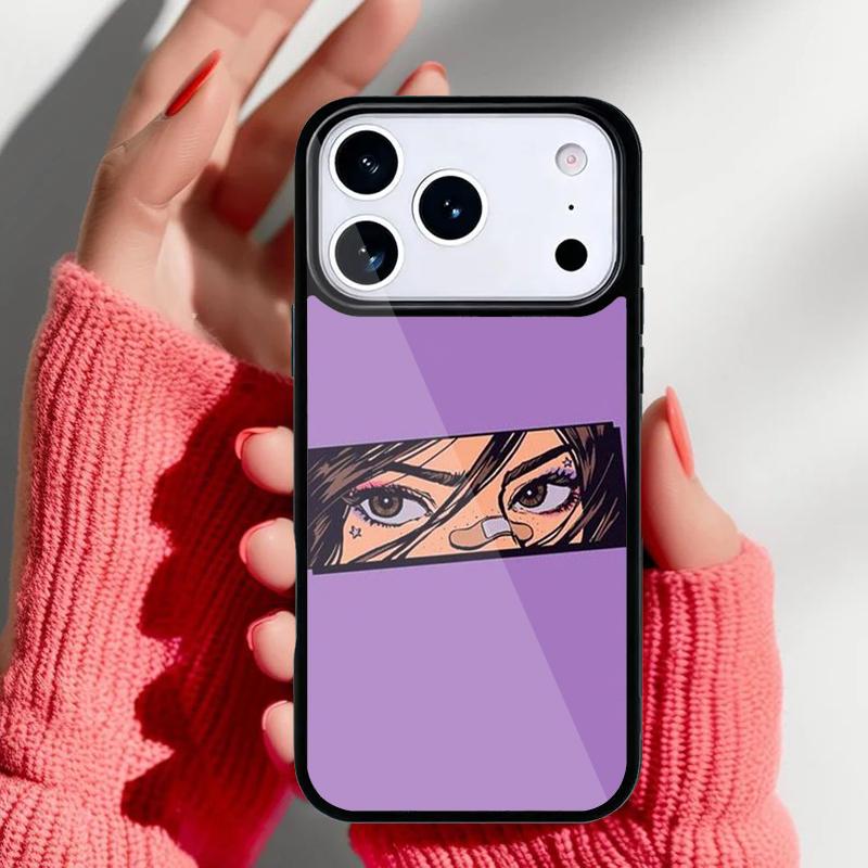 Pop Art Anime Girl Aesthetic Phone Case for iPhone 17 Air 16e 15 14 13 Pro Max Back Cover for 12 11 Pro Coque