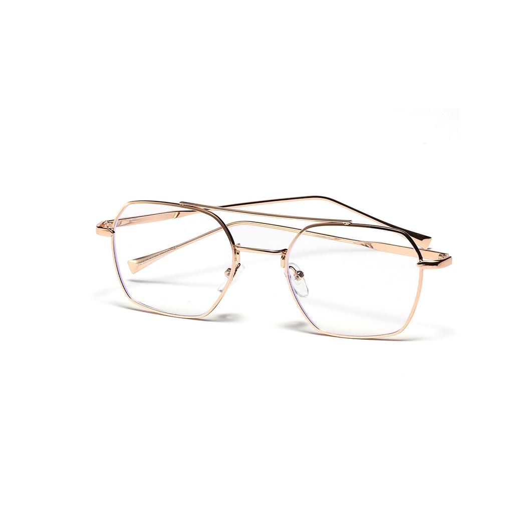 Square Frame Glasses, Large Square Frame College Style Literary Flat Glasses, Men Without Makeup