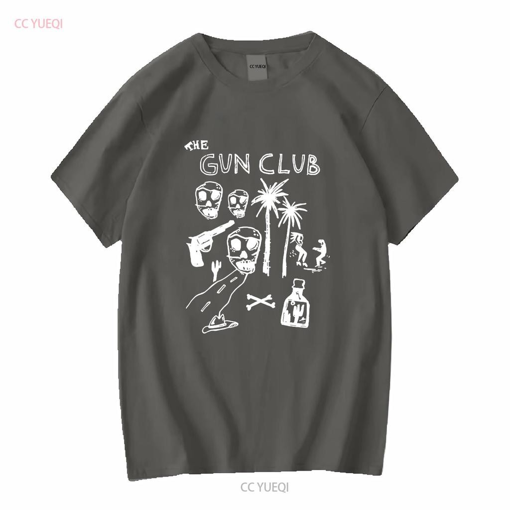 The Gun Club T Shirt Post Punk Band Sh vintage Washed Stretched graphic Unisex fashion Soft Slightly streetwear Casual