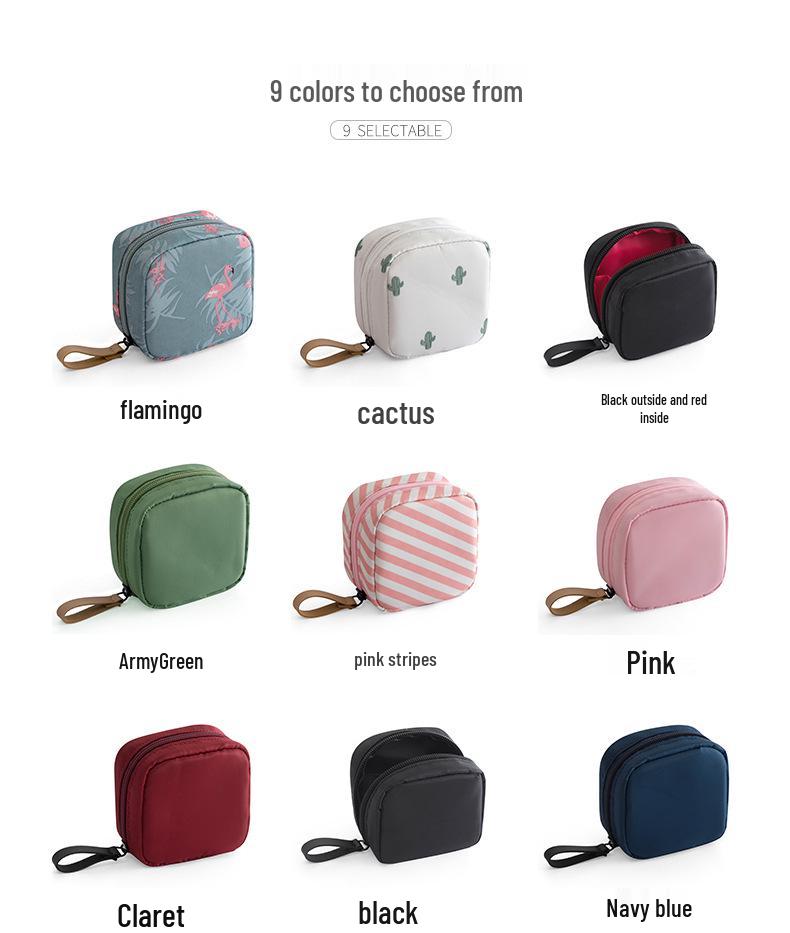 Customizable Small Makeup and Cosmetic Bag with Logo Printing Options