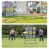 Children'S Frisbee Throwing Game Toys Indoor And Outdoor Parent-Child Interaction Jiugongge Digital Target Bracket Set