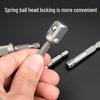Nuoshuer 50mm Hex Shank to Square Drive Adapter 3-Piece Set