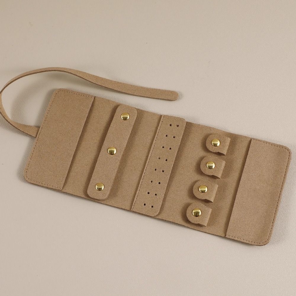 Microfiber Multi-functional Jewelry Roll Bag Travel Bags Jewelry Storage Bag  Travel