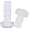 Nylon Plastic Round Pan Head Screw - M2, M3, M4, M5, M6 Sizes
