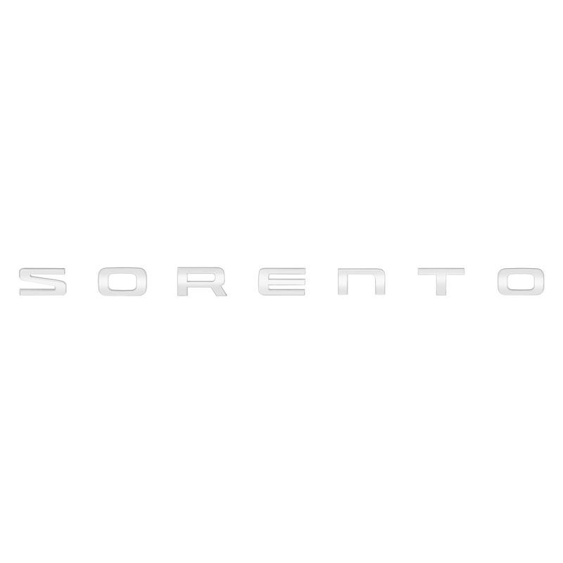 3D ABS SORENTO Letter Logo Rear Bumper Tail Trunk Sticker Car Styling For KIA Sorento 2004-2020 2021 Auto Accessories