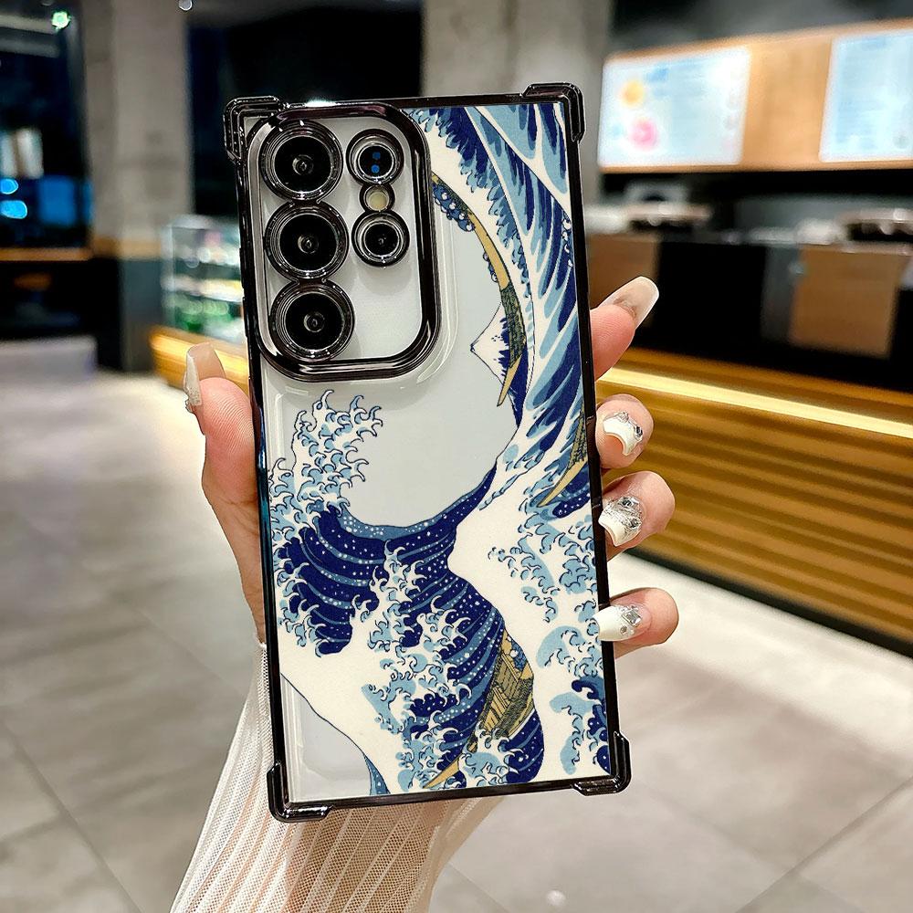 Japan Anime Kanagawa Great Wave Coque For Galaxy S26Ultra Phone Case For Samsung S26 S25 S24 S23 S21 Ultra S20 FE S25 Plus Cover