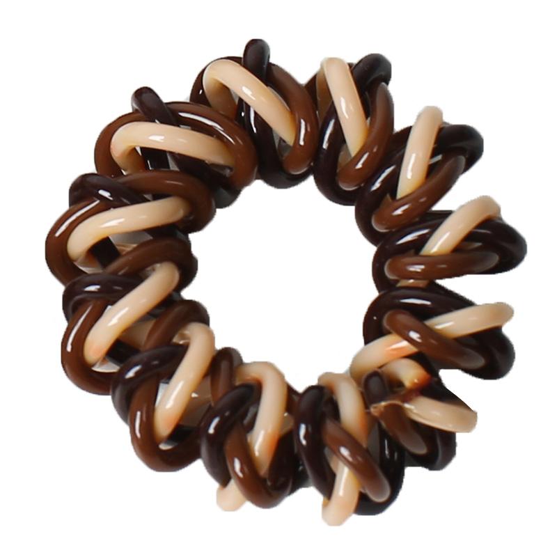 5 SZT./Partia Nowa Moda Kobiety Uroda Phoe Elastyczne Gumki do Włosów Casual Dziewczyna Spiralne Gumki do Włosów Kolorowe Gumowe Kabel Telefoniczny Scrunchies