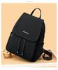 Women's Travel Double Shoulder Backpack - Oxford Cloth, Customizable Label