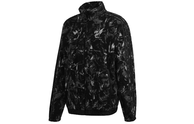 Adidas Originals Polar Fleece AOP Jacket Men s Black GD0007 M