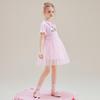 Hello Kitty Girls' Summer Cartoon Print Mesh Dress