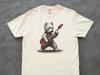 T-Shirt Rock Westie: Αστείο T-shirt Σκύλος Κιθαρίστας, Δώρο για Λάτρεις της Μουσικής Γονείς West Highland White Terrier