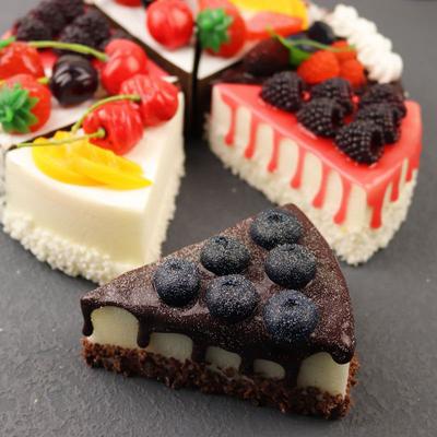Cake Fake Simulation Fruit Artificial Slicing Photo Props Ice Cream Cake Bread Model Food