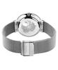 BERING Solar Model Gris x Argent Bracelet en maille d'acier inoxydable Produit importé d'origine du Japon Garantie interne de 3 ans Verre saphir Rayures