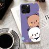 Bubu Dudu Cartoon Cute Cover For iPhone 17 Air 16 16E 15 Pro Max 14 Plus 13 Mini Phone Case 12 11 7 8 SE Customized Print Shell