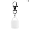 High Quality Practical Silicone Keychain Cap Portable Durable Holder Keychain Compatible For Lip Balm Lipstick Storage Cap