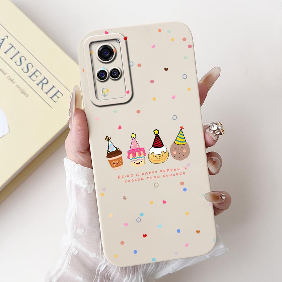 For Vivo Y31 Case Vivo Y51 2020 V2030 Cute Dog Cartoon Phone Case For Vivo Y53s 4G VivoY33 V2057 Vivo Y31 Y51 Soft Covers Fundas