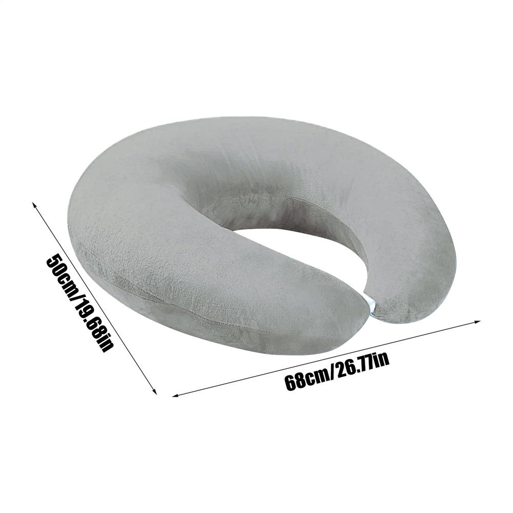 

Игровая подушка Эргономичная U-образная подушка для коленей с подлокотником для взрослых и детей Подушка для поддержки рук для вязания крючком, чтения синий