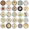 50PCS Vintage Clock Stickers: Retro & Waterproof for Creative DIY Journaling and Notebooks