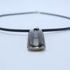 TIFFANY&Co. SV925 Narrow Barcode Necklace Silver / BlackUsed