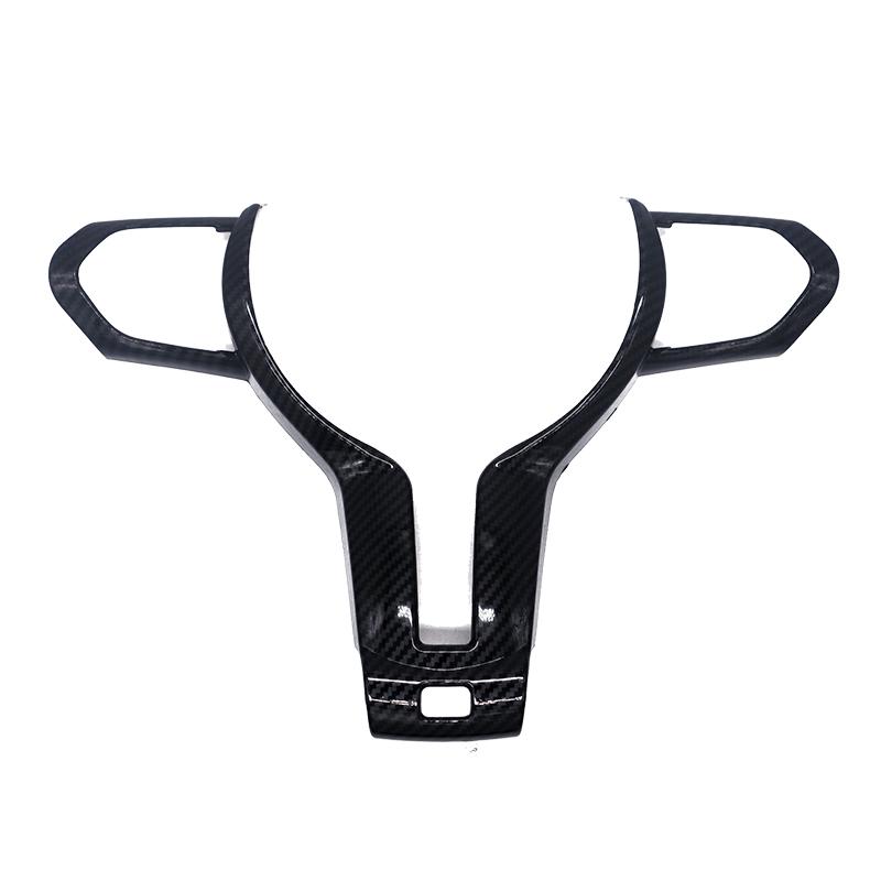 Decorație de acoperire a volanului interior al mașinii cu textura ABS din carbon pentru BMW F Șasiu F06 F10 F11 F12 F15 F16 F20 F21 F22 F23 F30 F32