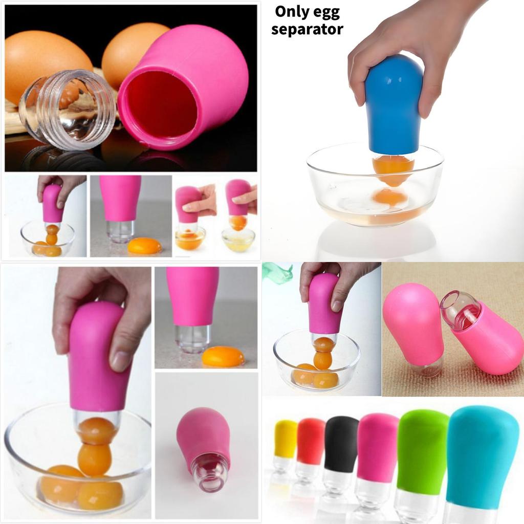 Silicone Egg Yolk And White Separator Tool For Baking And Breakfast Preparation