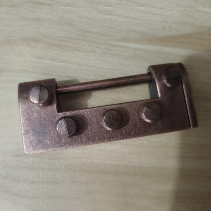 Classical Antique Chinese Lock and Key Puzzle Disentanglement Brain Teaser IQ Logic Test Educational Toys For Kids Teens Adults