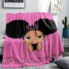 Princess and Little Bear Print Flannel Blanket,High Quality Comfortable for All Seasons,Home Decor,Warmth and Comfort,Perfect for Christmas Gifts