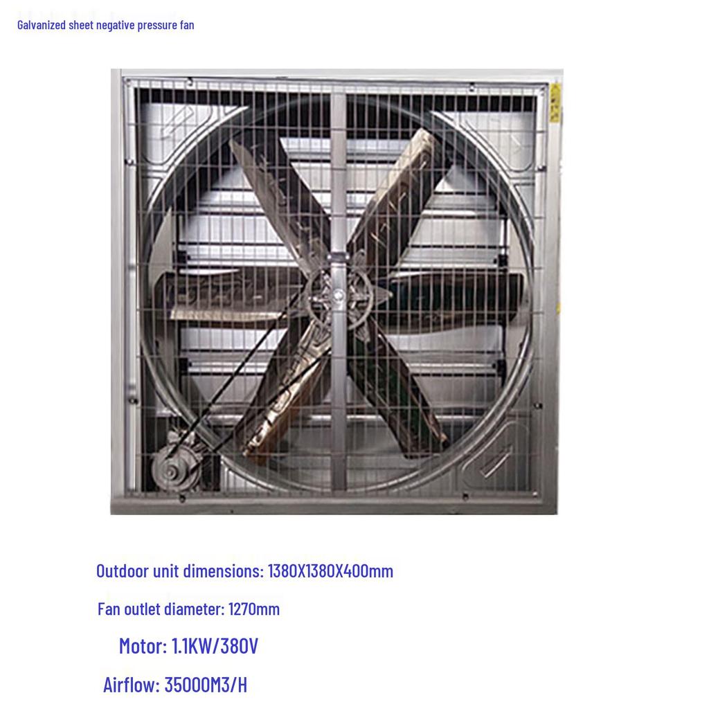 Industrial Negative Pressure Exhaust Fan for Cooling and Ventilation
