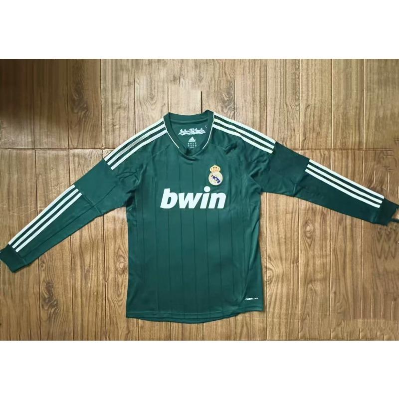 Source Direct Supply Retro Long-sleeved Jersey Real Madrid Barcelona Manchester United Juventus Liverpool Embroidery Sports Ball