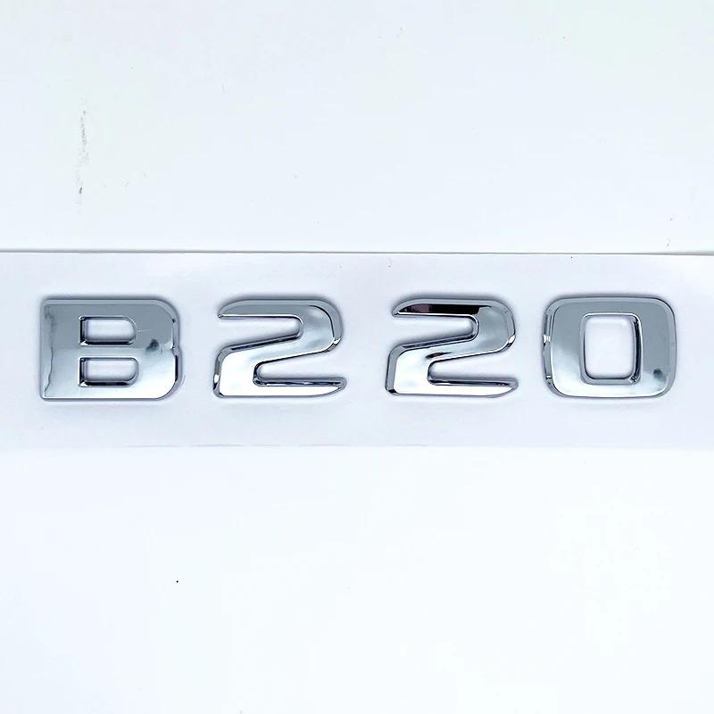 Letters B180 B200 B220 B250 B260 B200d 4Matic ABS Emblem for Benz B W246 W247 W242 Car Trunk Rear Logo Sticker Accessories AU1