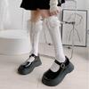 Women's Lace Trim Socks Sweet Lolita Socks Cosplay Stockings Tie Up Cotton Socks