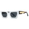 Classic Leopard Print Gradient Frame Square Women Sunglasses Luxury Brand Design Vintage Men Sun Glasses Popular Punk Uv400
