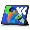 For Lenovo Xiaoxin Pad Pro 12.7 inch Case PU Leather TPU Back Trifold Stand Tablet Cover