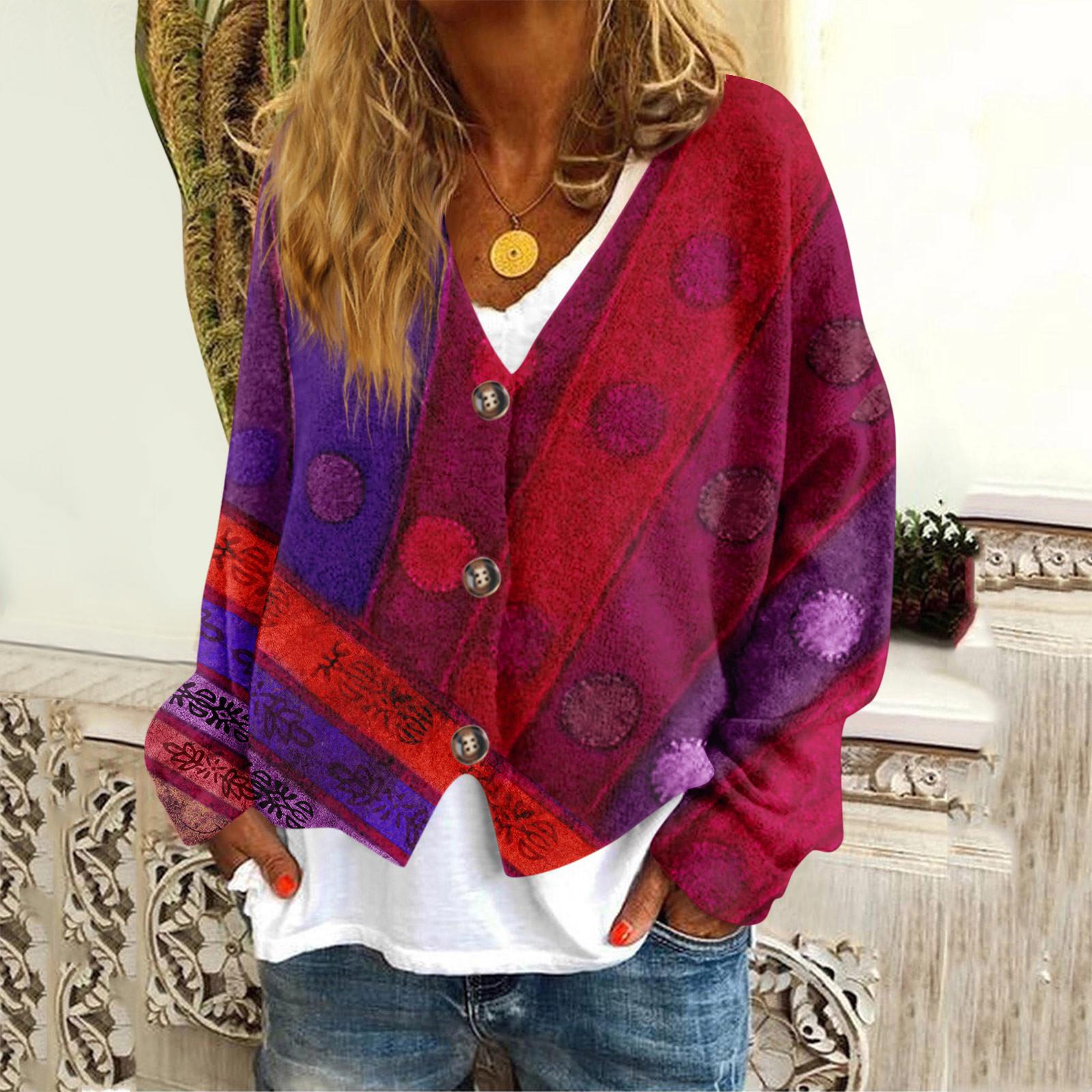 

Жіноча модна різдвяна куртка зі сніговиком і сніжинками з довгим рукавом, кардиган L фіолетовий